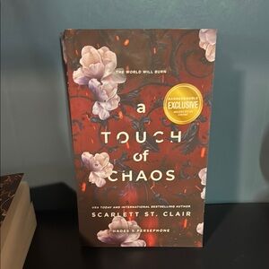 A Touch of Chaos Book with Floral Cover